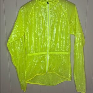 Verge Rain Cape Flouro Yellow Running Cycling Men’s size M